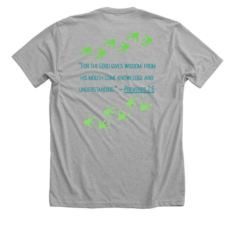 GECO Homeschool T-shirts, a Athletic Heather Premium Unisex Tee (back-view)