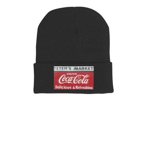 Official Teter?s Mech, a Black Printed Cuffed Beanie