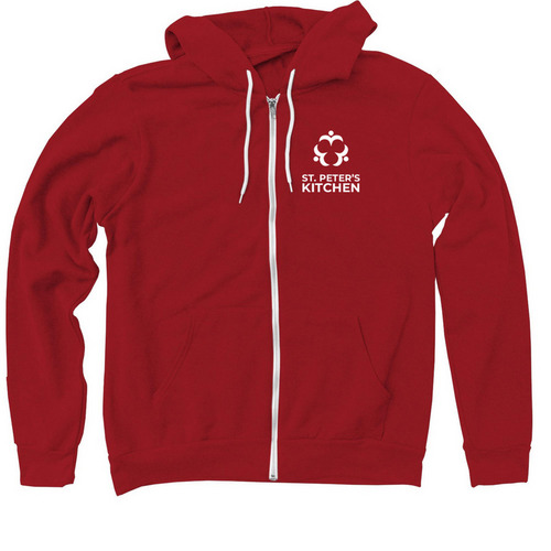 Zip Up Hoodie, a Red Zip Up Hoodie