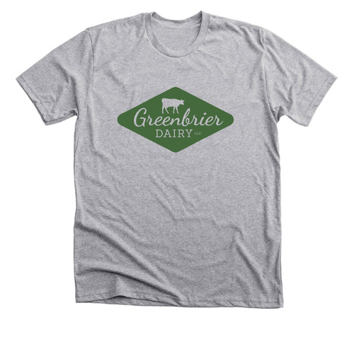 Greenbrier Dairy, a Athletic Heather Premium Unisex Tee