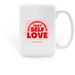 &nbsp;Give Yourself Some Self Love, a White Large Coffee Mug