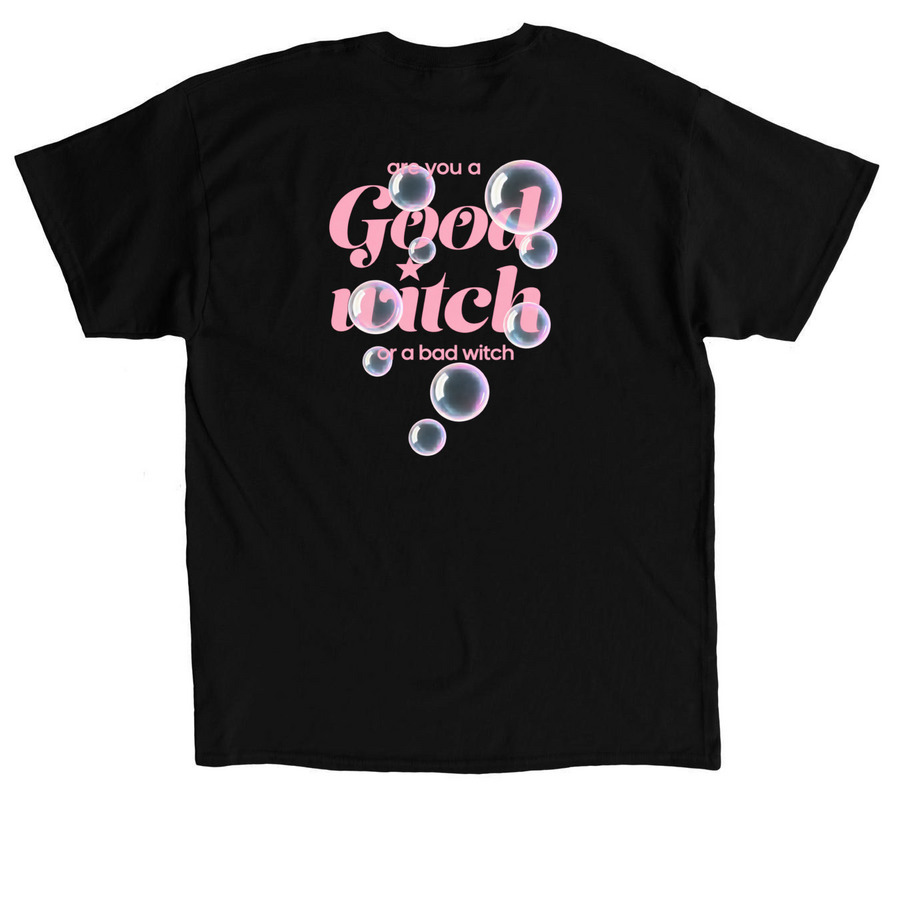 The Wizard Of Oz At Sphere Grey Glinda Bubble, a Black Classic Unisex Tee (back-view)