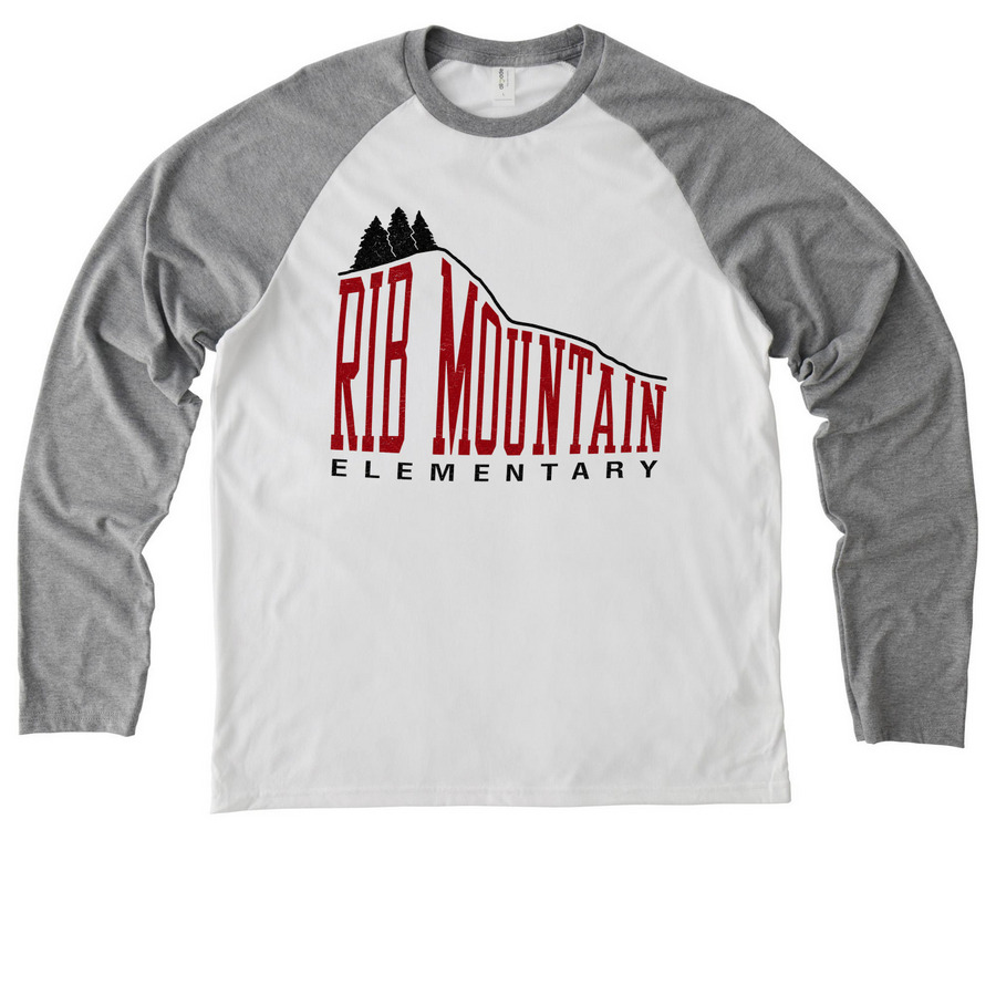 Adult, a Aluminum Grey/ Bright White Allmade Eco Triblend Colorblock Raglan Long Sleeve Tee