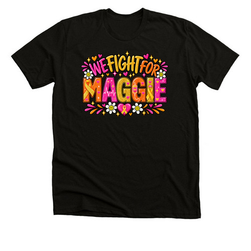 Fight for Maggie, a Black Heather Premium Unisex Tee
