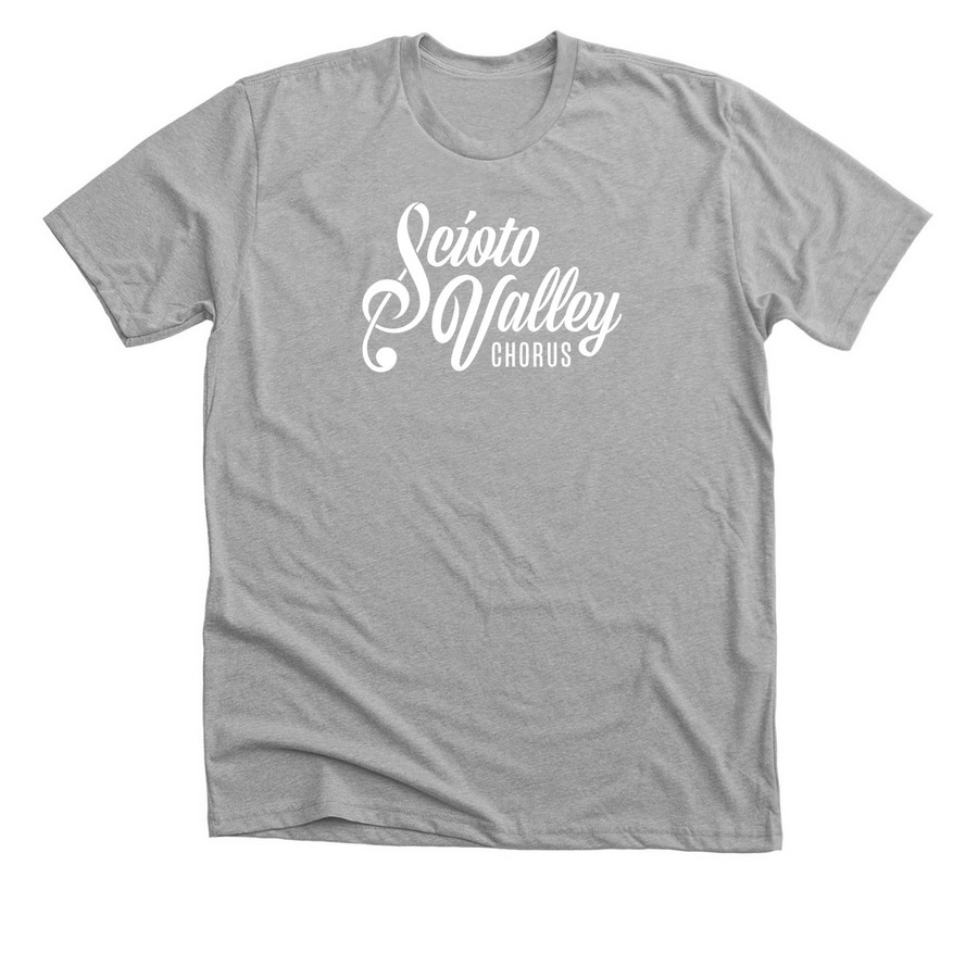 SVC Classic White, a Athletic Heather Premium Unisex Tee