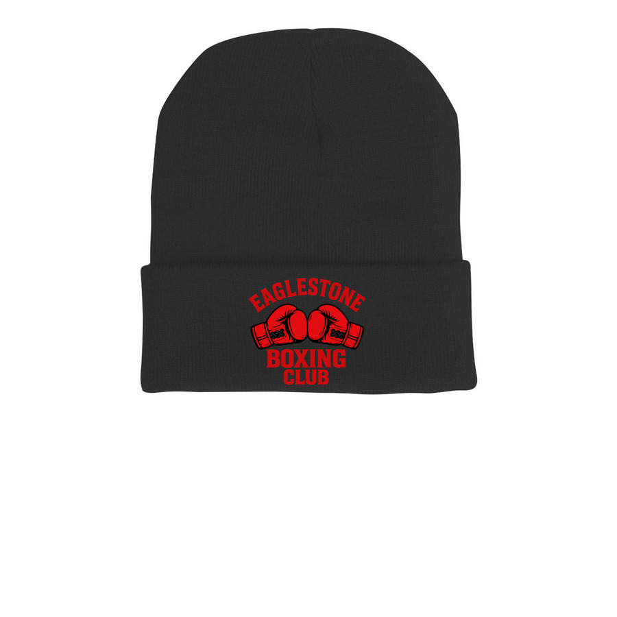 ESBC Beanies&nbsp;, a Black Printed Cuffed Beanie