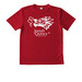 JQES Sports Tee, a True Red Youth Performance Tee