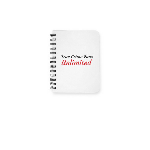 TCFU Notebook, a White Spiral Notebook