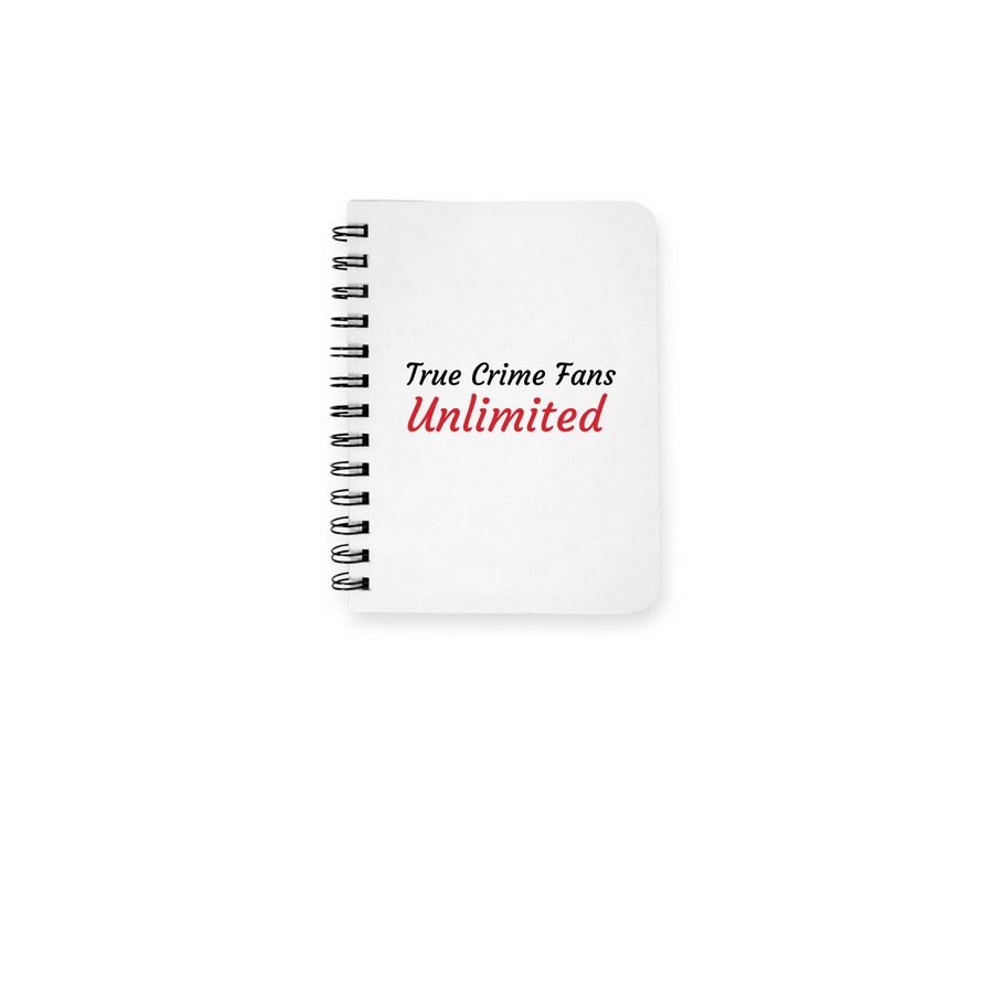 TCFU Notebook, a White Spiral Notebook