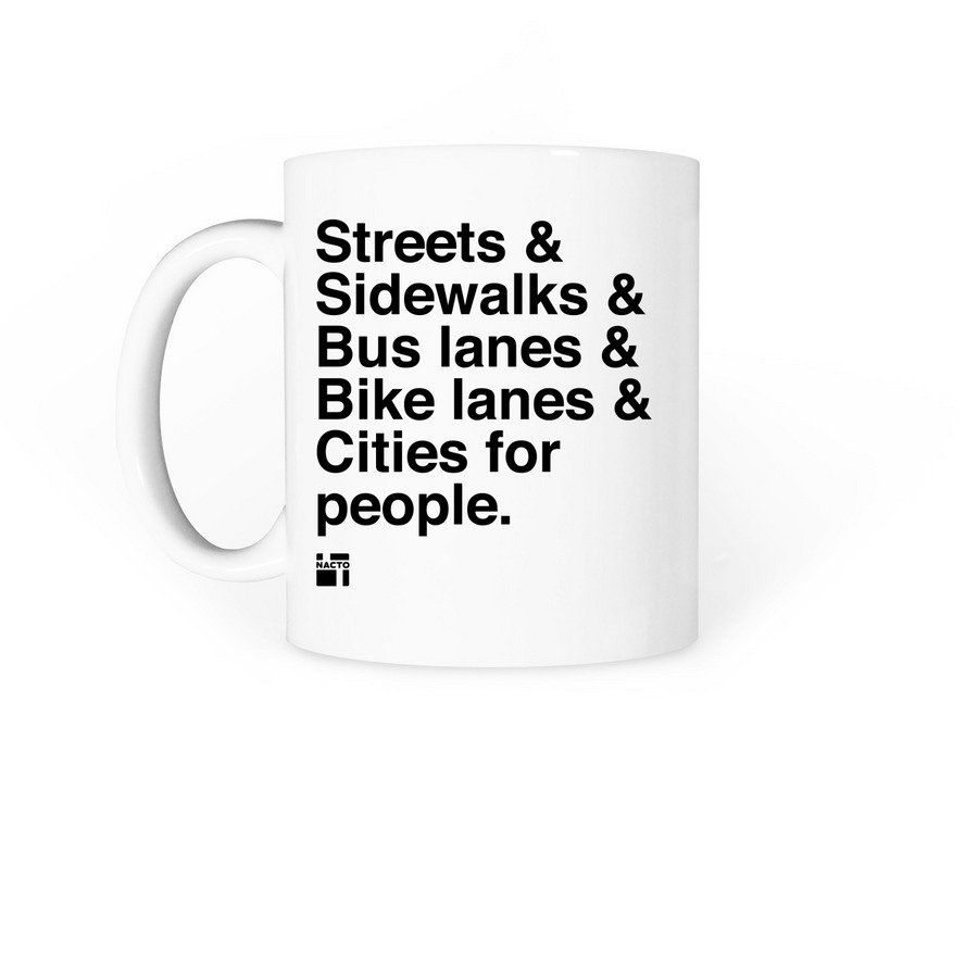 Cities for People Mug, a White Coffee Mug (back-view)