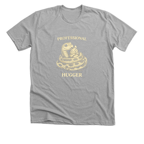 Professional Hugger, a Athletic Heather Premium Unisex Tee