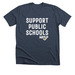 Support Public Schools - Adult Gear, a Heather Midnight Navy Premium Unisex Tee