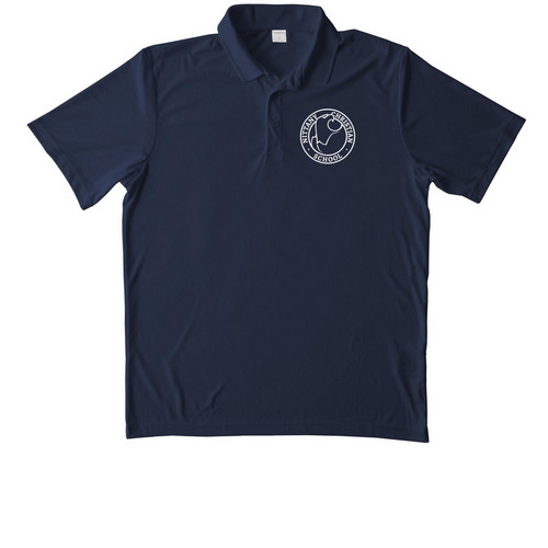 Classic NCS Logo, a True Navy Unisex Performance Polo