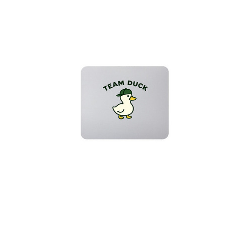 Team Duck Mouse Pad, a White Full Color Mouse Pad