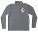 Charis Pullover, a Grey Concrete Unisex Performance Quarter Zip Pullover
