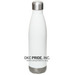 OKC Pride Stainless Water Bottle, a White Stainless Steel Water Bottle