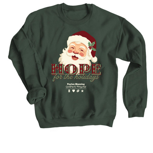 Hope for the Holidays, a Forest Crewneck Sweatshirt