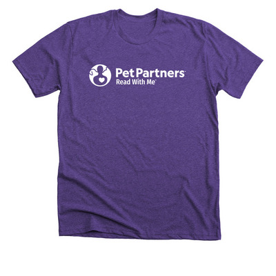 Read With Me Shirts, a Heather Team Purple Premium Unisex Tee