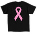 Breast Cancer Awareness, a Black Classic Unisex Tee (back-view)