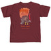 Jack "Gobble Gobble" Collection, a Brick Comfort Colors Unisex Tee (back-view)