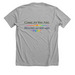 Temple B'nai Abraham&nbsp;Pride, a Athletic Heather Premium Unisex Tee (back-view)