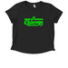 Chicago Marathon Merch, a Deep Black Allmade Eco Triblend Women?s Scoop Neck Tee