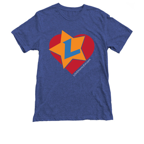 The LOVEfromLEVI Classic Shirt, a Vintage Royal Triblend Unisex Tee