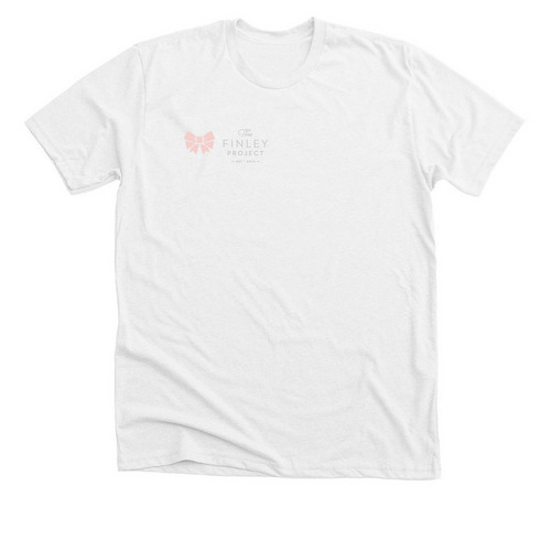 Friend of The Finley Project, a Solid White Blend Premium Unisex Tee