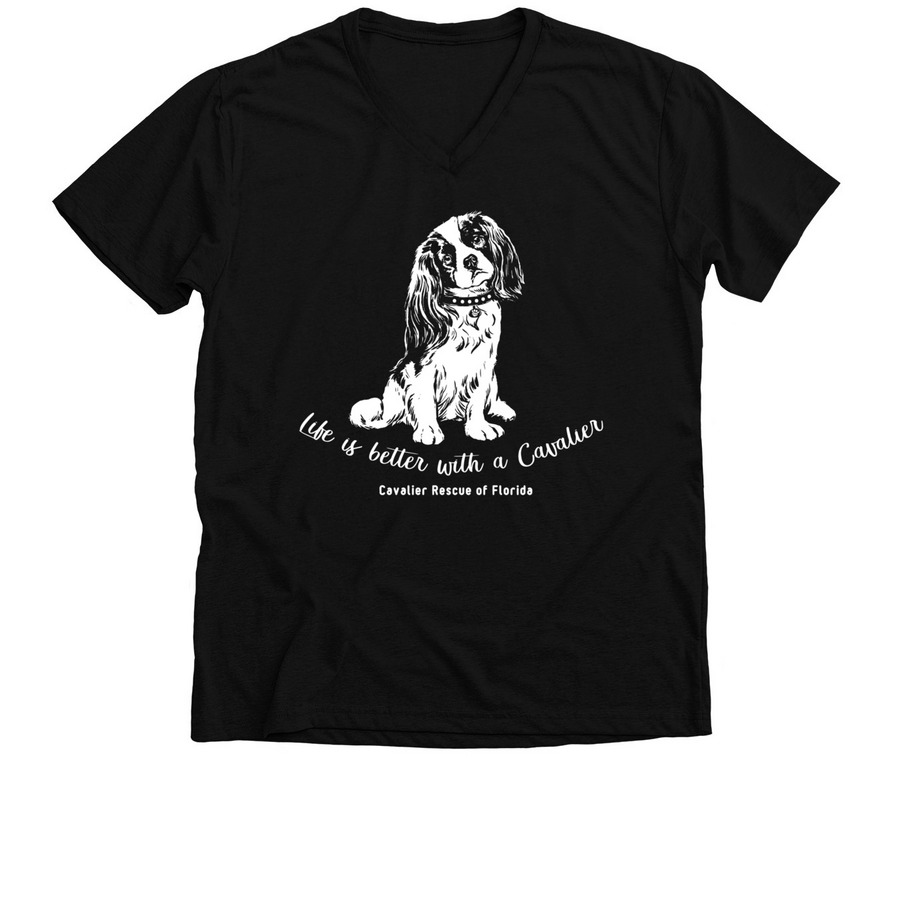 Buy This Shirt & Help Save Cavaliers!, a Solid Black Blend Premium V-Neck Tee