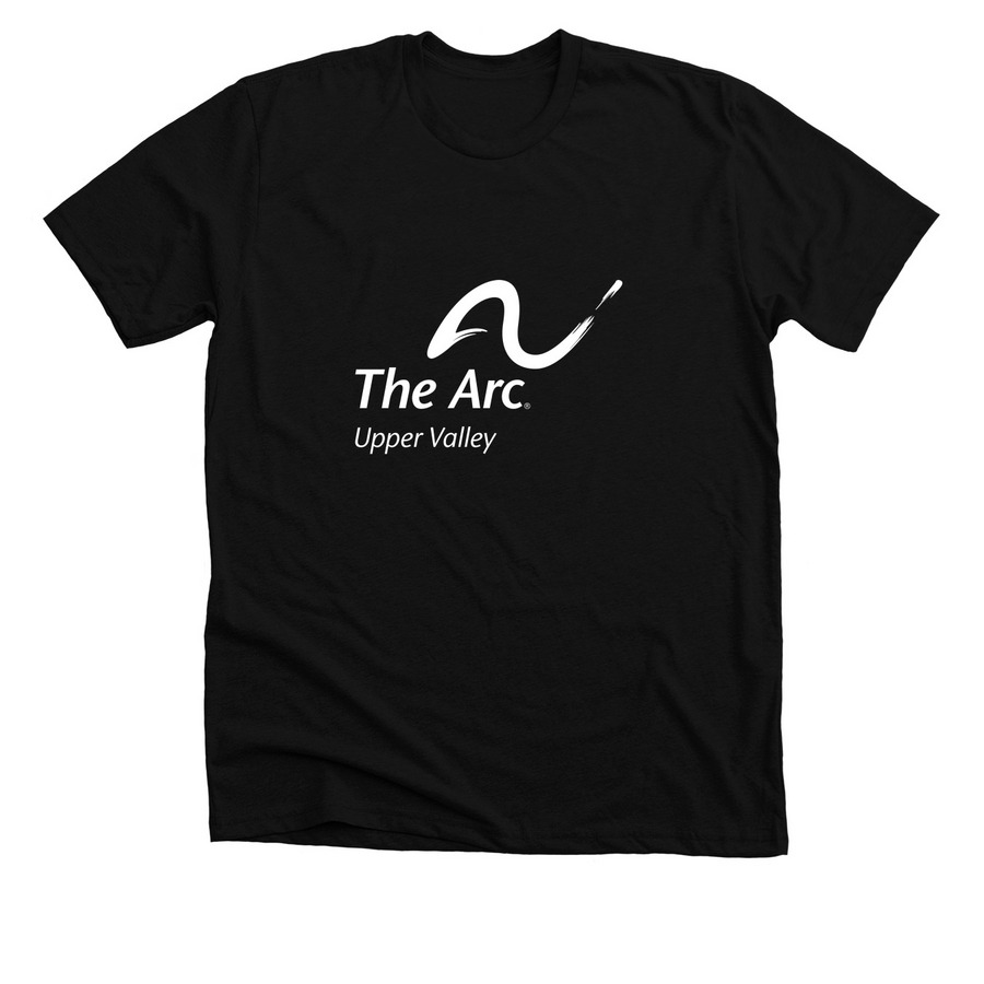 The Arc Upper Valley Collection, a Solid Black Blend Premium Unisex Tee