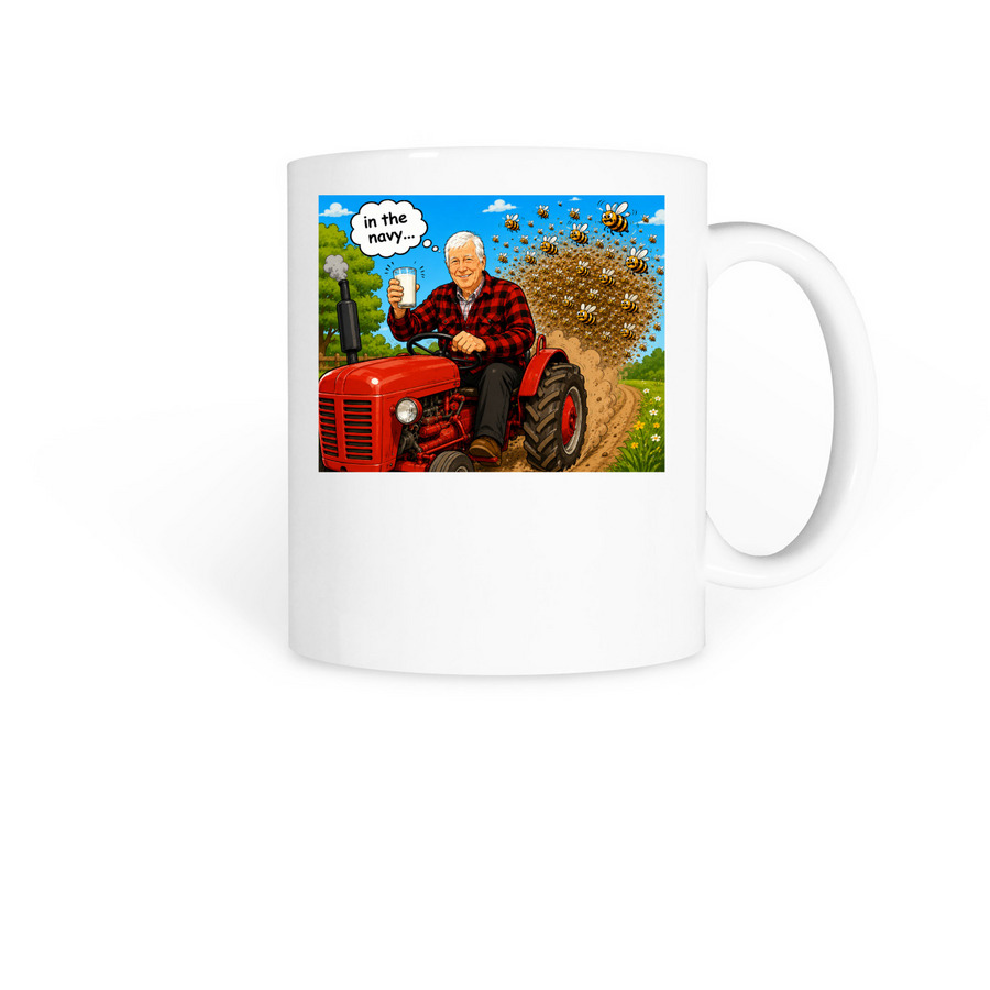 Joe?s Birthday Bash, a White Coffee Mug