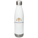 Hydrate with Freedom, a White Stainless Steel Water Bottle