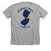 Monmouth County 121, a Athletic Heather Premium Unisex Tee (back-view)