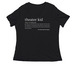 Theater Kid, a Black Women's Relaxed V-Neck Tee