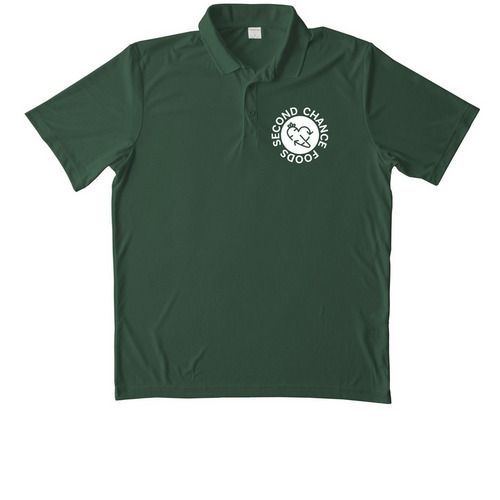 Polo, a Forest Green Unisex Performance Polo