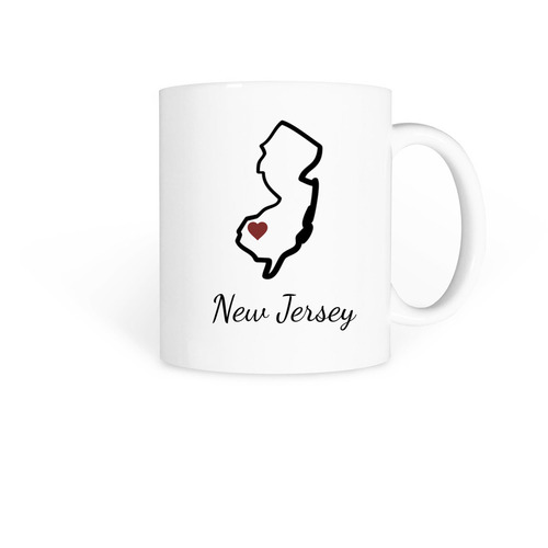 Home State Inspiration Black, a White Coffee Mug