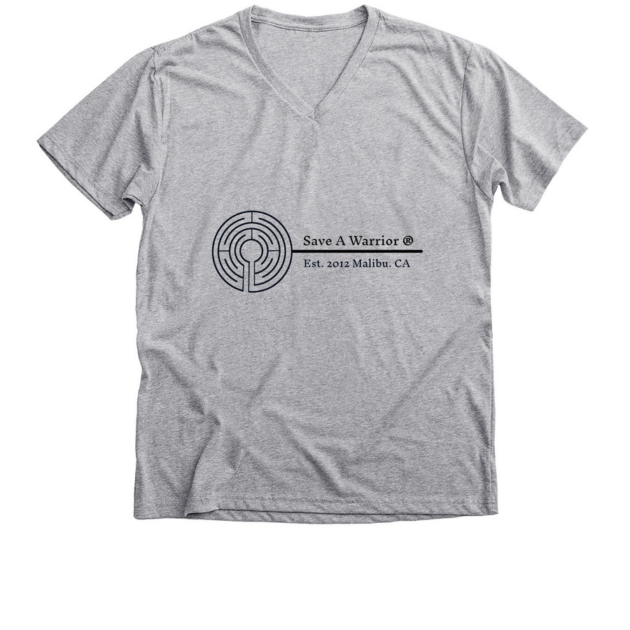 Labyrinth, a Athletic Heather Premium V-Neck Tee