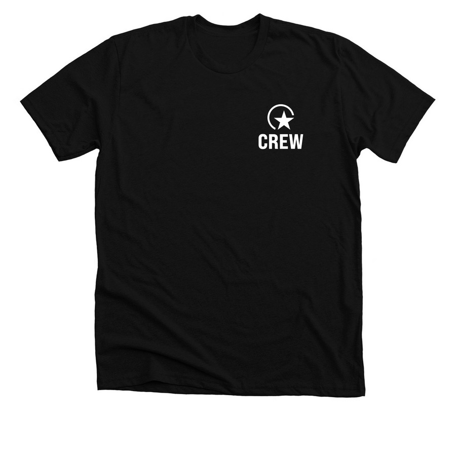 Crew shirt, a Solid Black Blend Premium Unisex Tee