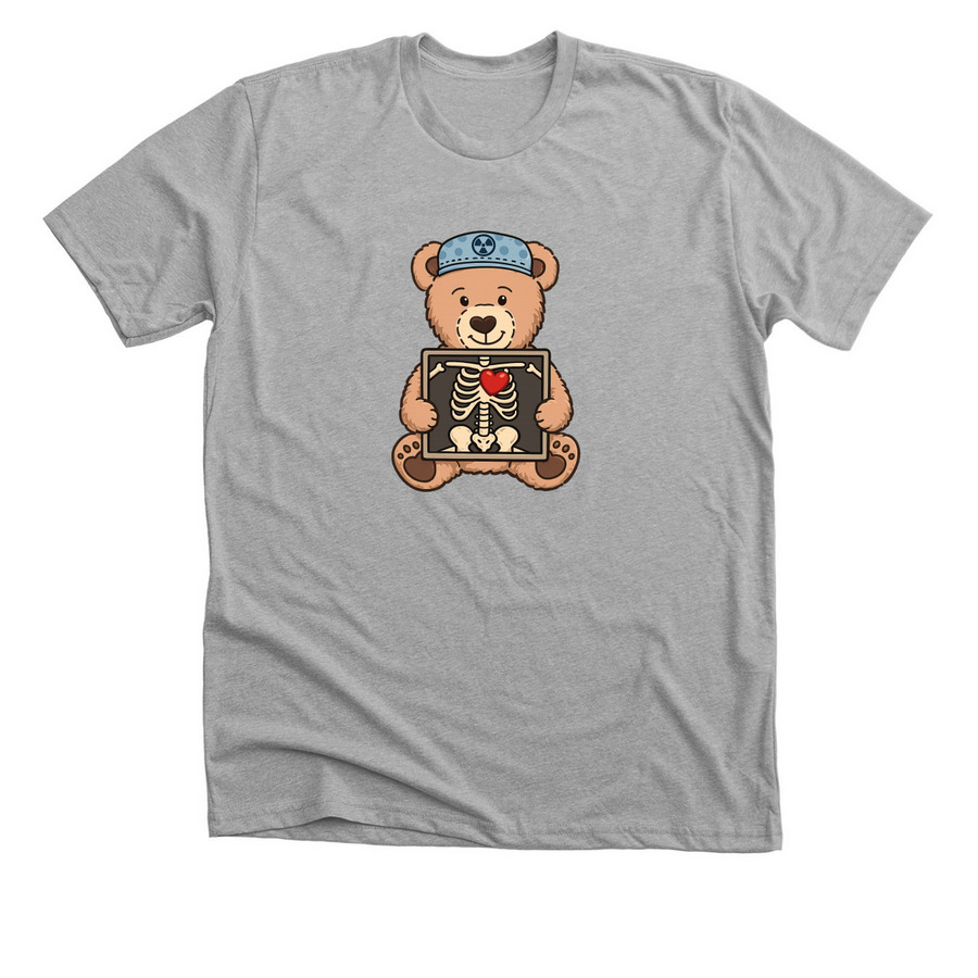 Teddy Bear, a Athletic Heather Premium Unisex Tee