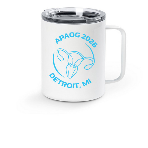 APAOG Mug '26, a White Stainless Steel Travel Mug