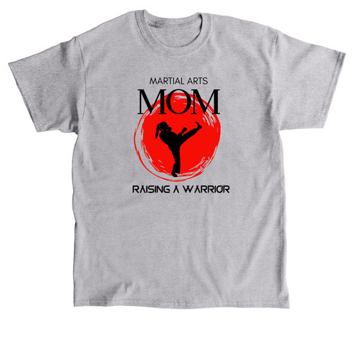 Martial Arts Girl Moms, a Sport Grey Classic Unisex Tee