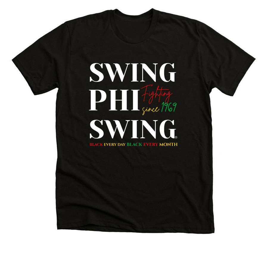 Fighting Since, a Solid Black Blend Premium Unisex Tee