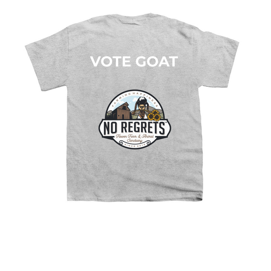 Levi For President, a Sport Grey Youth Unisex Tee (back-view)