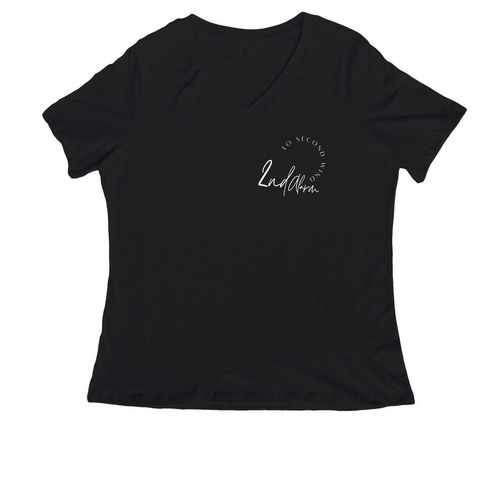 2nd Alarm Women's Tees and Hoodies, a Black Women's Relaxed V-Neck Tee
