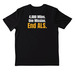C2C4ALS Jersey "End ALS", a Black Nike Dri-FIT Jersey Blend Performance Tee (back-view)