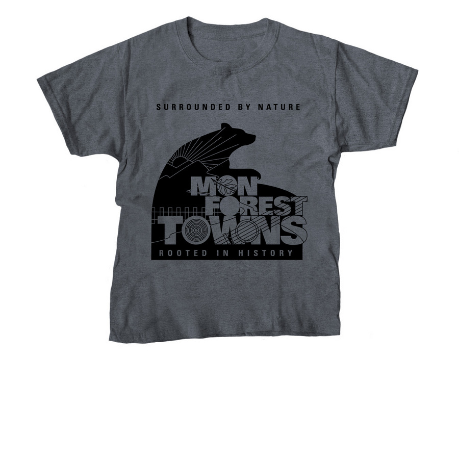 Rooted in History, a Dark Heather Youth Unisex Tee