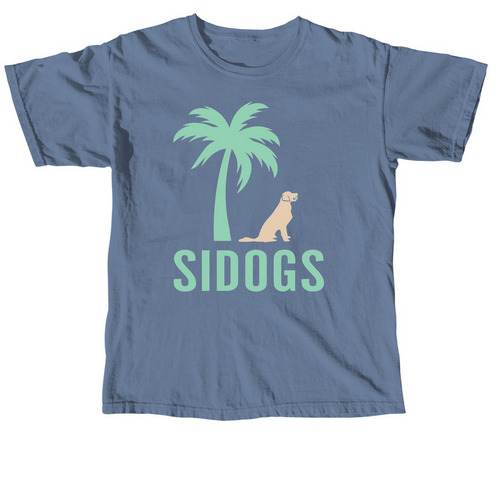 SIDOGS Color Logo Tee, a Blue Jean Comfort Colors Unisex Tee
