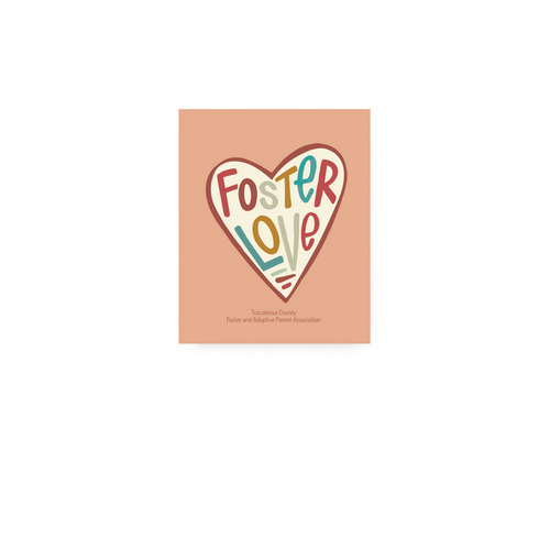 Foster Love Notebook, a White Spiral Notebook