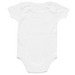 2026 Walk to Remember-Onesie, a White Infant Onesie (back-view)