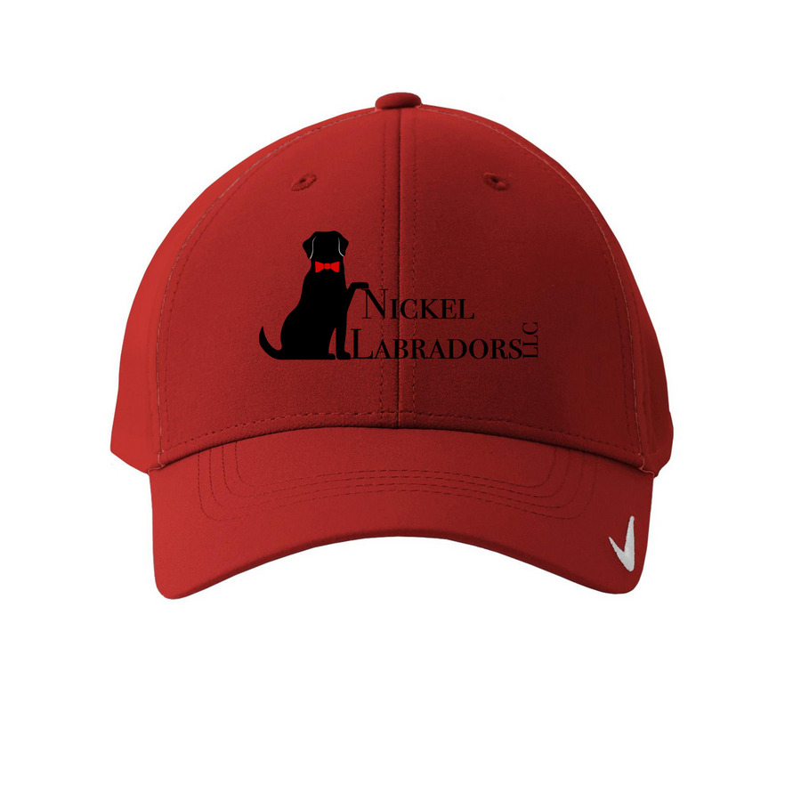 Nike Nickel Labrador Hat, a University Red Printed Nike Dri-FIT Legacy Performance Cap